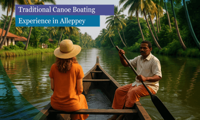 Traditional Canoe Boating Experience in Alleppey