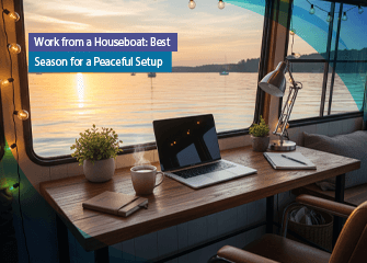 Work from a Houseboat: Best Season for a Peaceful Setup