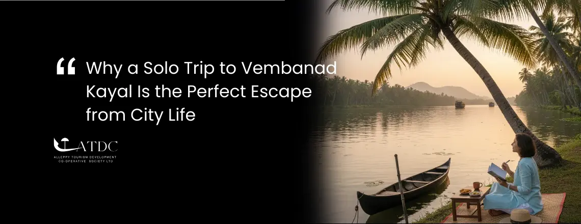 Why a Solo Trip to Vembanad Kayal Is the Perfect Escape from City Life